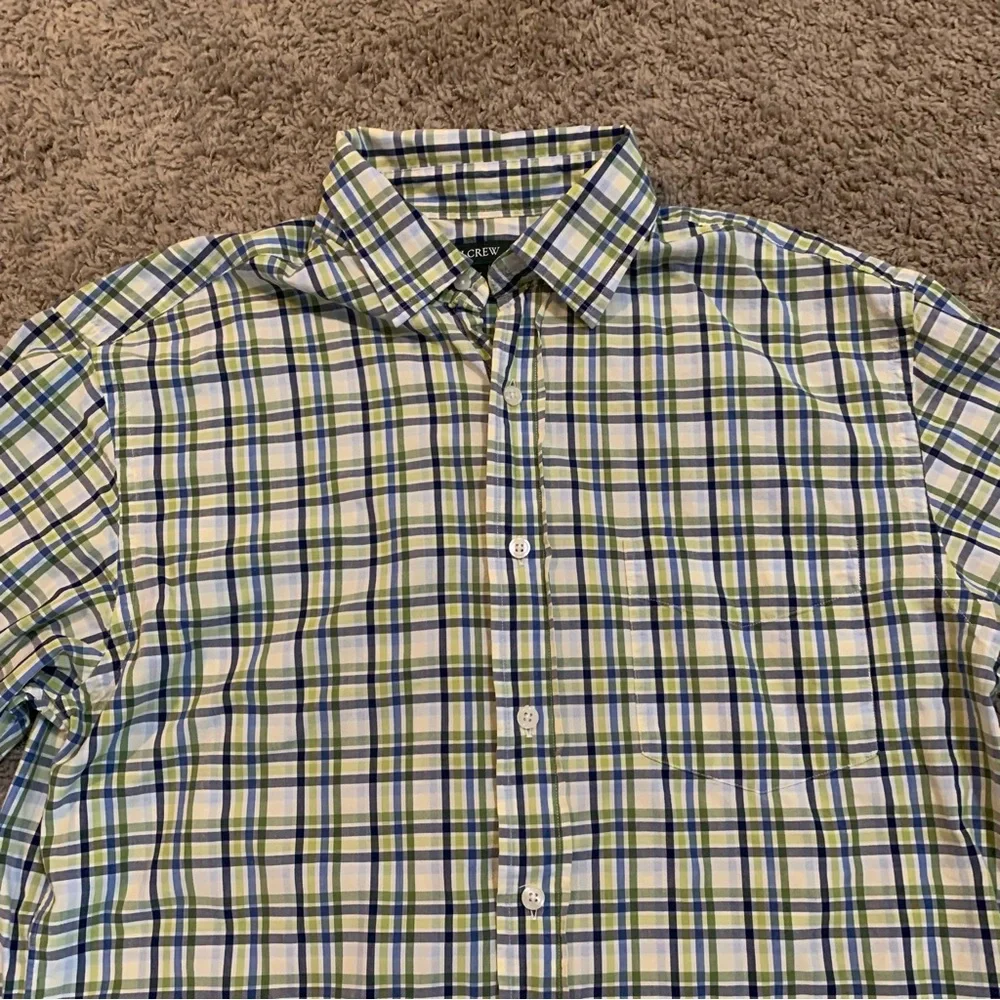 Men’s J.Crew Plaid Button Down Shirt Medium